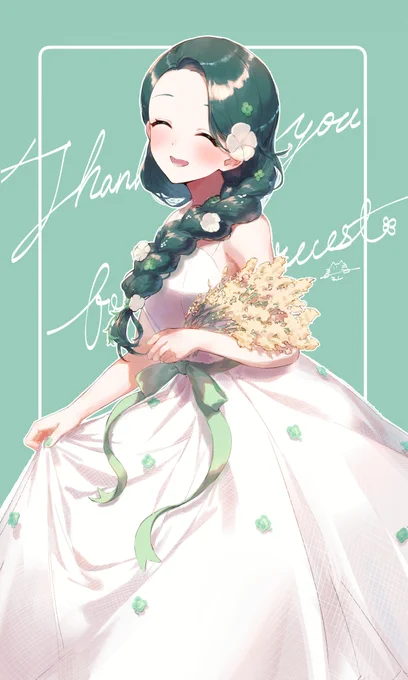 pixivリクエストで描かせていただきました! 糸目かわいすぎ!!!!!!!!