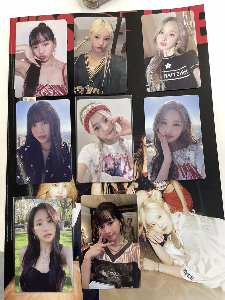 4gGj4's tweet photo. 키스오브라이프 에버라인 오프라인 럭드 포카 양도 

앨범 포카 각 0.5

제시해서 디엠 주세요

배송비+0.18

kiss of life 쥴리 나띠 벨 하늘 포토카드 뮤직코리아 sell everline JULIE NATTY BELLE HANEUL 양도 대면 wts sell 특전 미공포 팝업 luckydraw https://t.co/1Wq9ZZiJFv
