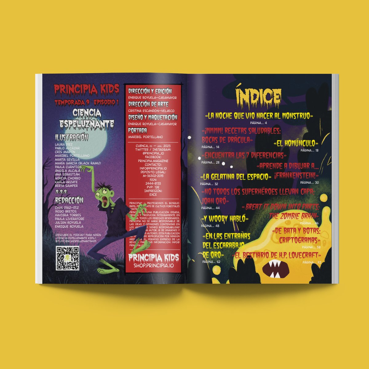 ¡Disfruta este verano del terror en familia con Principia Magazine y Principia Kids! 
Relatos de terror y ciencia, adaptados para los más peques, para disfrutar de un sofocante verano... ¡muhahahaha! 
#cienciaespeluznante💀 
shop.principia.io/catalogo/suscr…