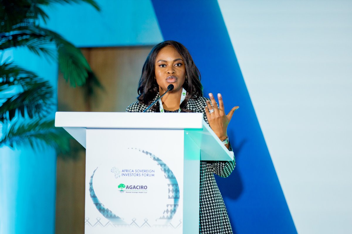 nsia_nigeria's tweet photo. 5/5 During the knowledge-sharing session, Nana Maidugu, Head of Sustainability & ESG, NSIA, provided insights on the thematic areas of the Climate Finance & Energy Transition Working Group led by NSIA, ranging from green infrastructure solutions to carbon markets. #NSIA #ASIF2023 https://t.co/bcNDMCcUPp