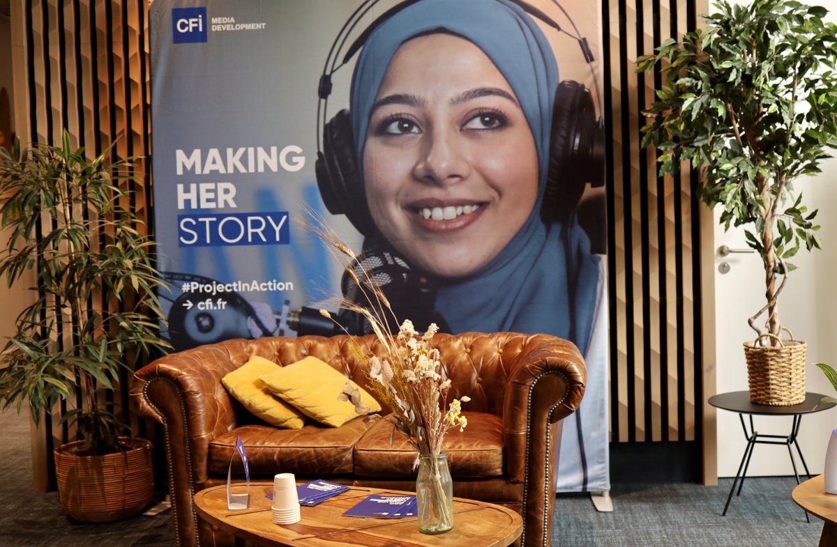 CFImedias's tweet photo. 🟡 اليوم : أنطلاق منتدى الإعلام والتنمية !
🔵 يمكنكم متابعة البث المباشر من الساعة 2 ظهرًا بتوقيت باريس باللغات الفرنسية والإنجليزية والعربية على 🔗 https://t.co/MZ4OmDGx7k
🔹 الذكاء الاصطناعي
🔹 محاربة المعلومات المضللة
🔹 تغير المناخ
🔹 دعم وسائل الإعلام في المنفى
#CFImedia https://t.co/BSxJ1AvXqg