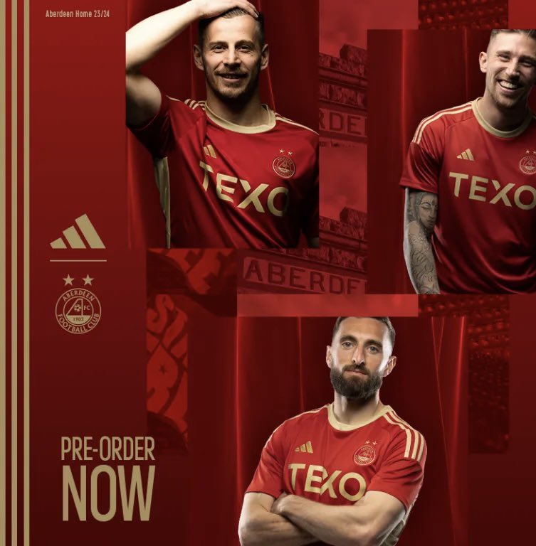 TheKitman.co.uk on Twitter "📰 Kitnews from Scotland as the new 202324 AberdeenFC home kit