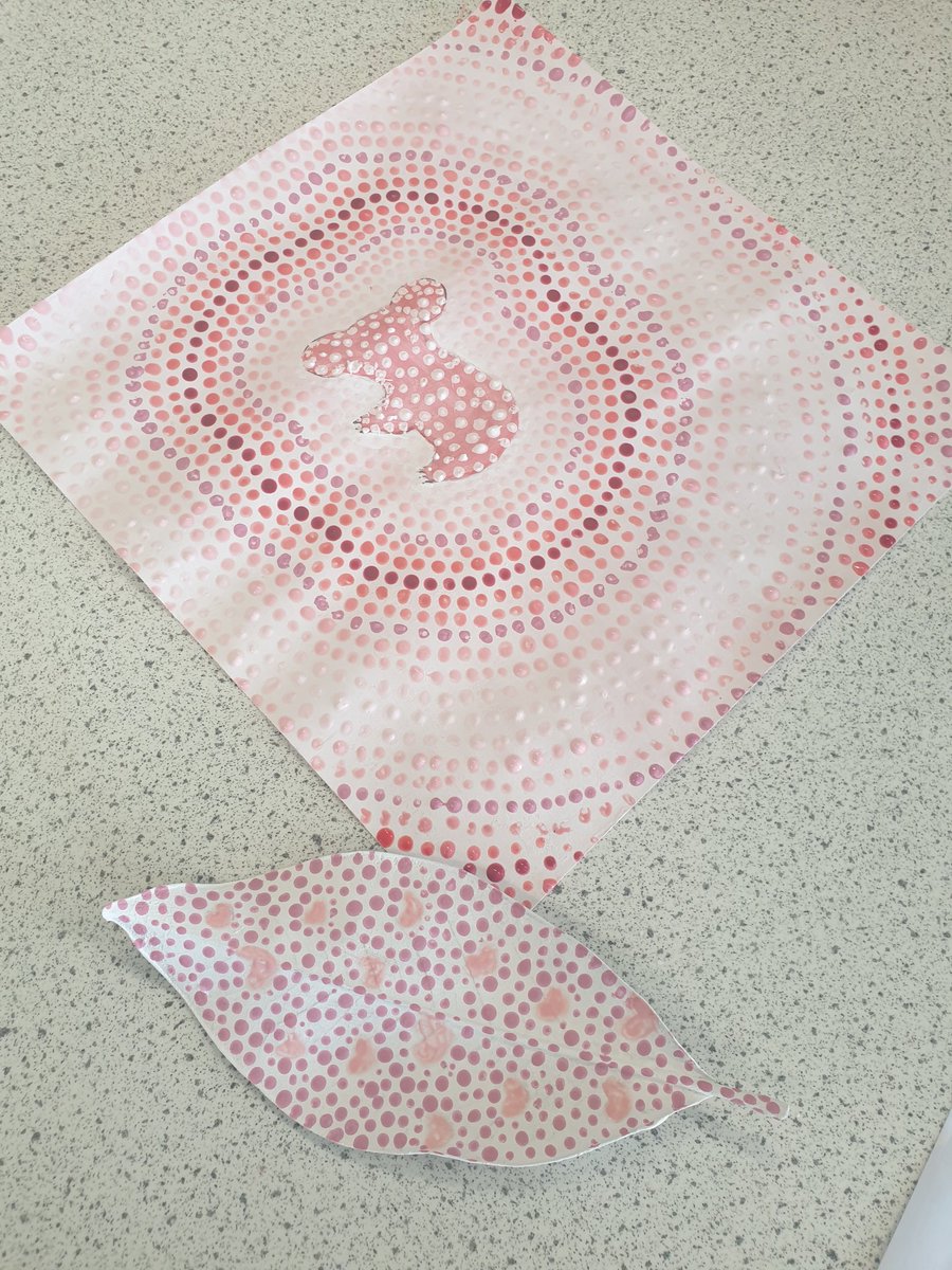 ArtHethersett's tweet photo. Activities week has started with art week students making some aboriginal work @AcadHethersett 🦥 https://t.co/wLo662HJZt