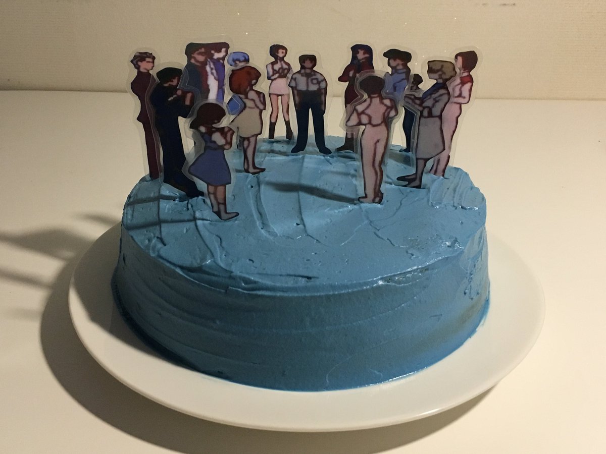 오메데토..~ 케이크..-☆