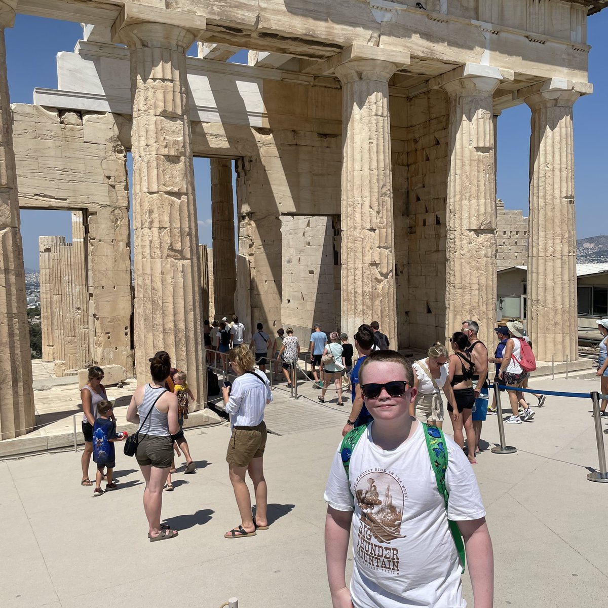 coastersaurus's tweet image. First stop Athens and the Acropolis… 🏛️