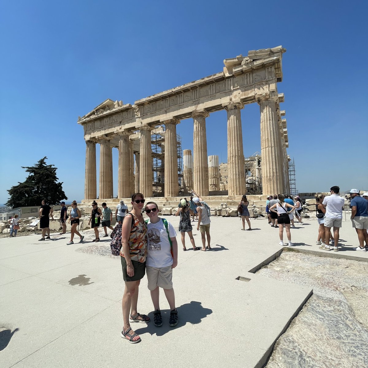 coastersaurus's tweet image. Obligatory Parthenon picture.