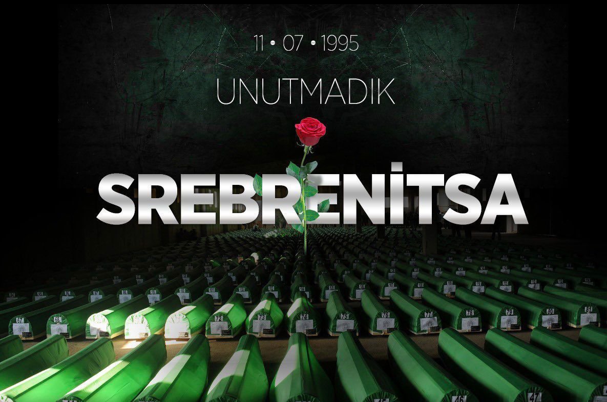 ❝… Ne yaparsanız yapın, ama soykırımı unutmayın. Çünkü unutulan soykırım tekrarlanır. ❞ Aliya İzzetbegoviç İnsanlık tarihinin en büyük katliamlarından biri olan Srebrenitsa Soykırımı’nda şehit edilen 8372 Boşnak kardeşimizi saygı, dua ve rahmetle anıyorum. #Srebrenitsa