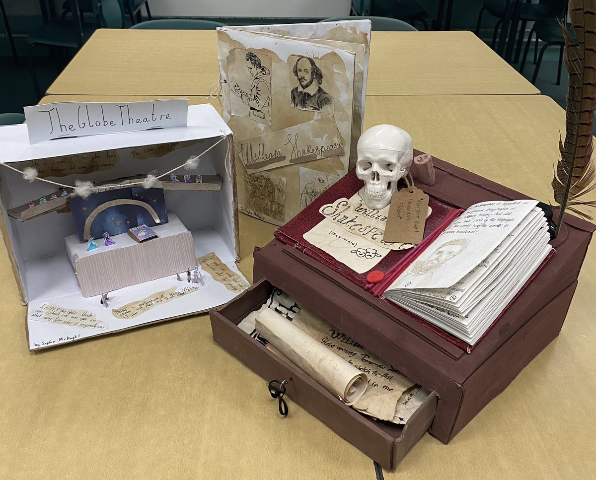 Wow! Two outstanding pieces of homework from Year 7 students this year. We are all so impressed with your effort. Well done! 🎭