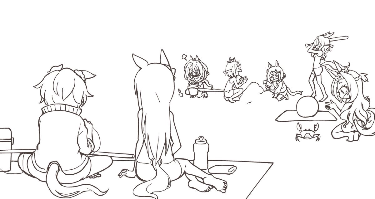 このへんとかチャンミ系もすごい好きなんだけどぬりえは地獄すぎて…… 