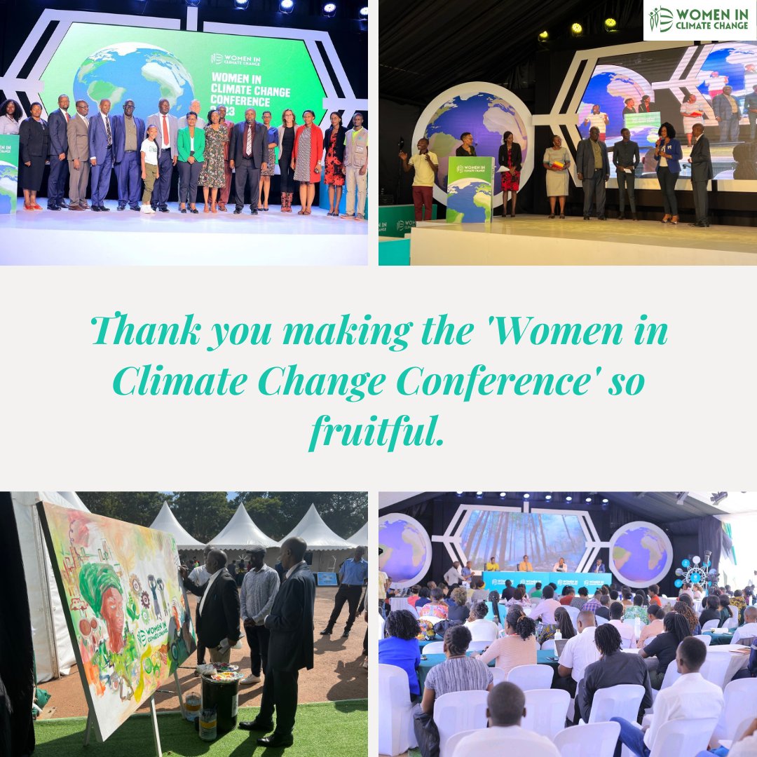 😊A big thank you for organizing and making the 'Women in Climate Change Conference 2023' a success, <a href="/CCD_UG/">Climate Change Department</a> <a href="/giz_uganda/">GIZ Uganda</a> <a href="/EUinUG/">EU in Uganda</a> <a href="/OfficialMubs/">Makerere University Business School</a> <a href="/teensuganda/">teens uganda</a> <a href="/UNDPUganda/">UNDP Uganda</a> <a href="/OneTibirusya/">Tibirusya</a> <a href="/KadankeBH/">Kadanke Brand House</a> <a href="/DagmarZwebe/">Dagmar</a> <a href="/KizzaMariah/">Mariah Kizza</a> 

#womeninclimateug #ClimateActionNow #innovations