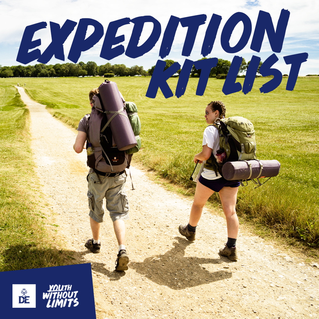 For anyone who’s taking on a DofE expedition this summer, check out our DofE Expedition Kit List! You can use the Expedition Kit List to work out what you have, what you need and where to get it. 😊 bit.ly/3yrHZ4Z