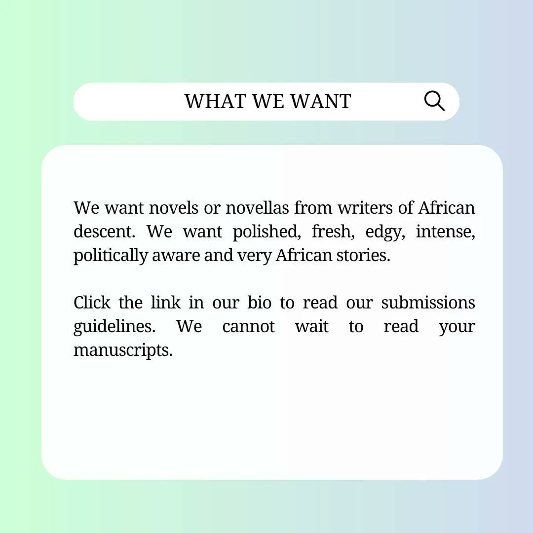 phoenixbyouida's tweet photo. Phoenix is looking for propulsive stories written from the soil by writers of African descent worldwide.

Submissions are open, click the link  below to read our submissions guidelines.

https://t.co/VWAOFr9QPJ

#PhoenixByOuida #PhoenixBooks #africanfuturism #africanjujujism https://t.co/sIJZSsxn82