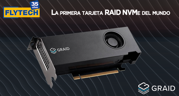 FlytechSA's tweet image. La solución de @GraidTechnology ofrece un #rendimiento récord mundial a la vez que aumenta la escalabilidad, mejora la flexibilidad y reduce el coste total de propiedad. +info en lnkd.in/eRxTwktz #graidtechnology #graid #nvme #raid #solucionesIT