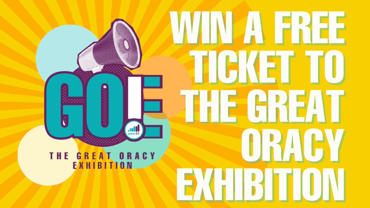 🎉 We're giving away four tickets for this year’s Great Oracy Exhibition!

😍 Win the first today by following us &amp; quote tweet this post telling us what you’re looking forward to the most for a chance to win! It's that simple!

We’ll announce the winners at the end of the week