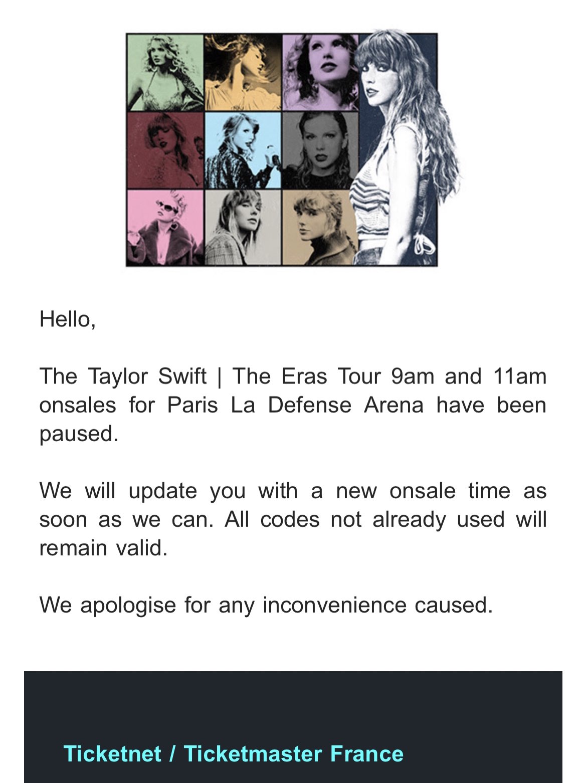 Taylor swift updates on twitter with a million fans still in