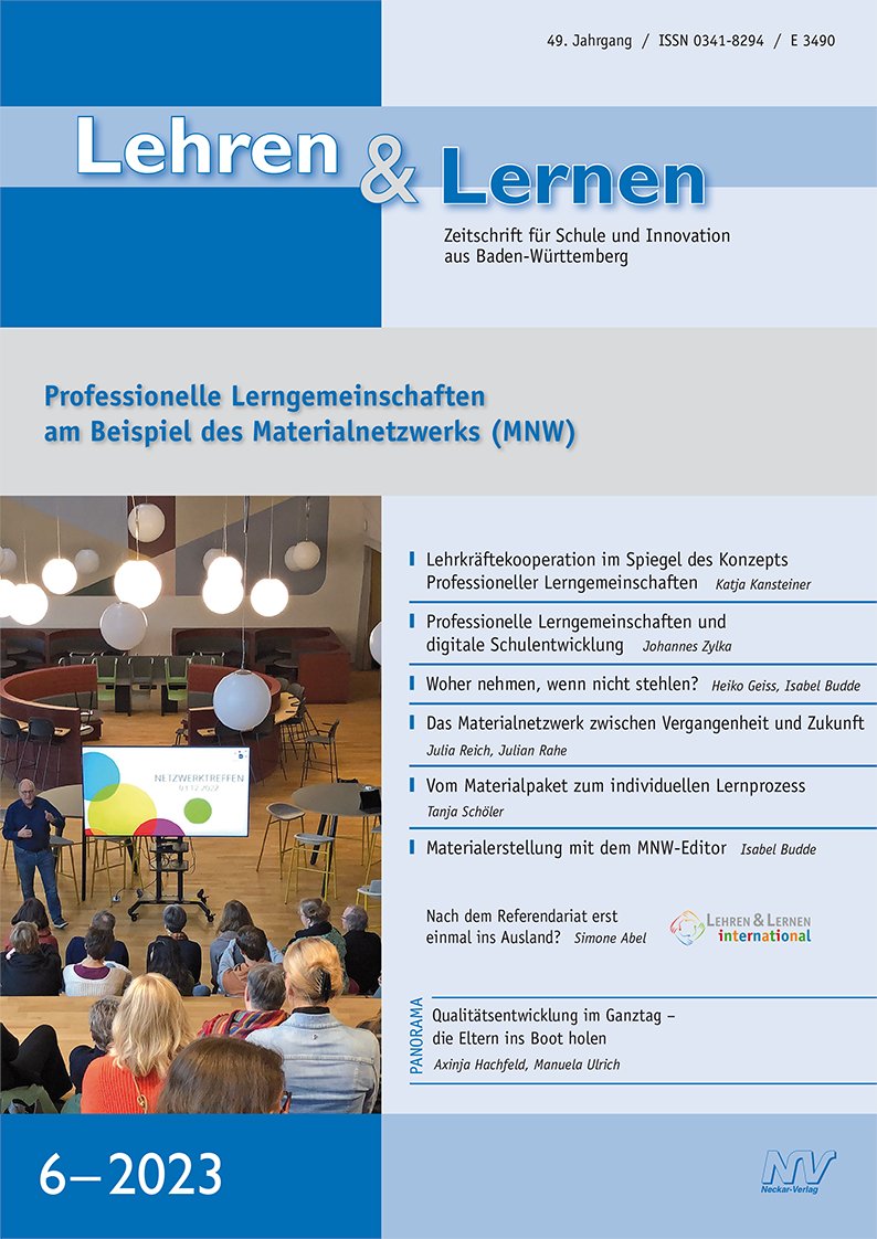 Eine ganze Lehren &amp; Lernen-Ausgabe zum Materialnetzwerk 😍
Reinschauen lohnt sich 🙌
neckar-verlag.de/schule/lehren-…

#twlz #OERde #SelbstorganisiertesLernen
