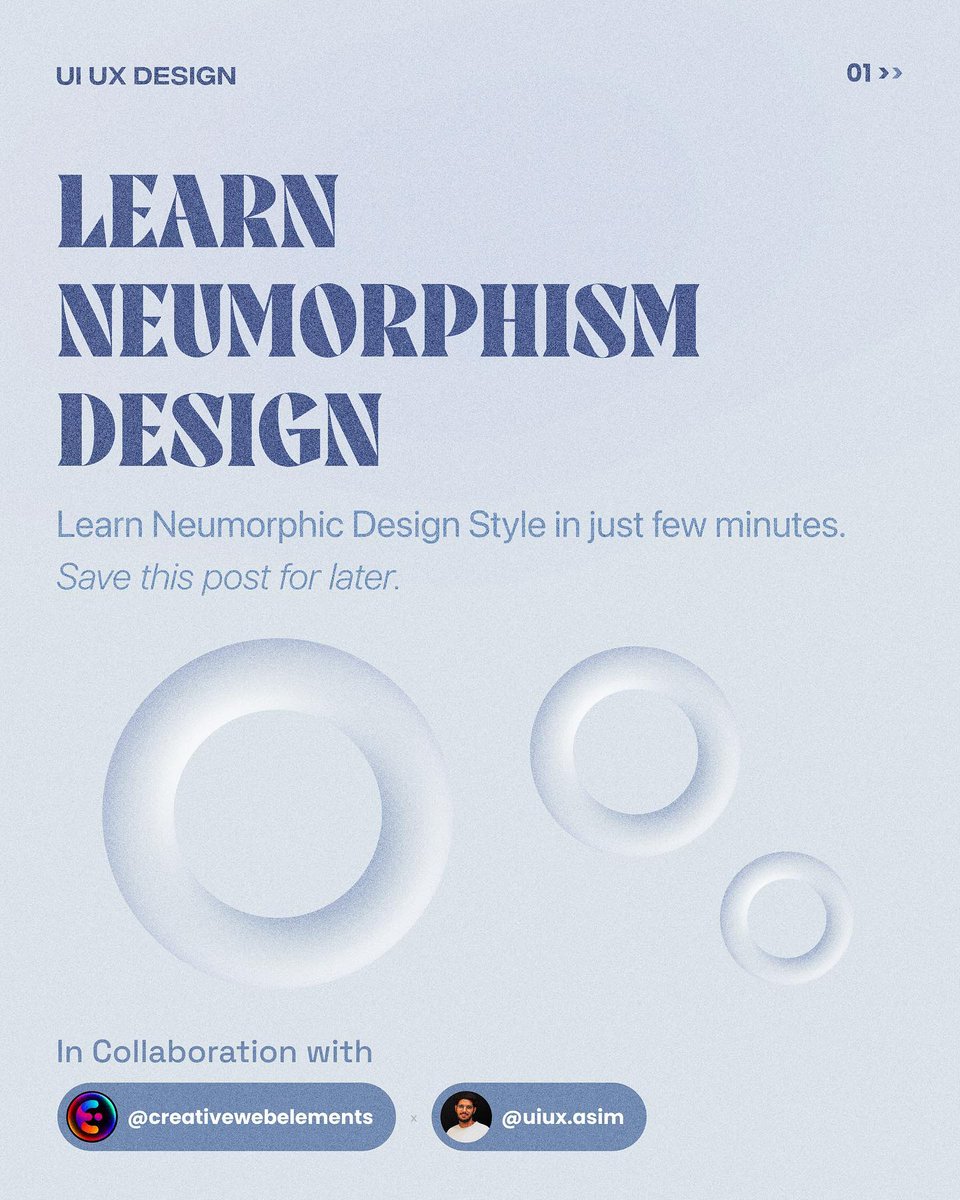 Hi Designers 👋, Checkout this article; Learn how to create Neumorphism Design pattern, it's confidential, explore more about it if you can, it might be useful to you in one way or the other...............#Designgod #uidesign  #uiuxdesign #UIUXDesigner #uiuxdesigners