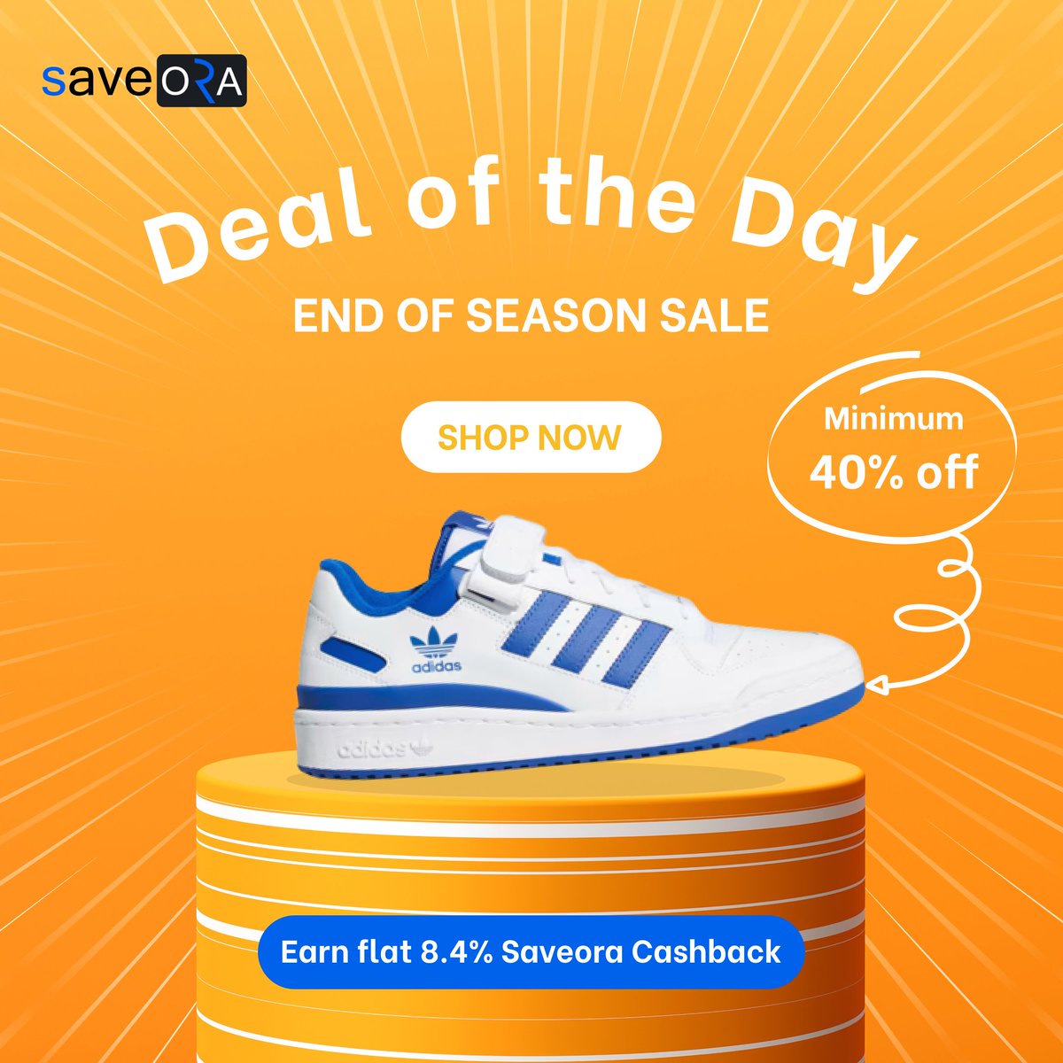 Step up your style with Adidas. Unlock the savings: 40% off and counting.👟

Link: saveora.com/store/adidas

#Saveora #Adidas #EndOfSeasonSale #adidasindia