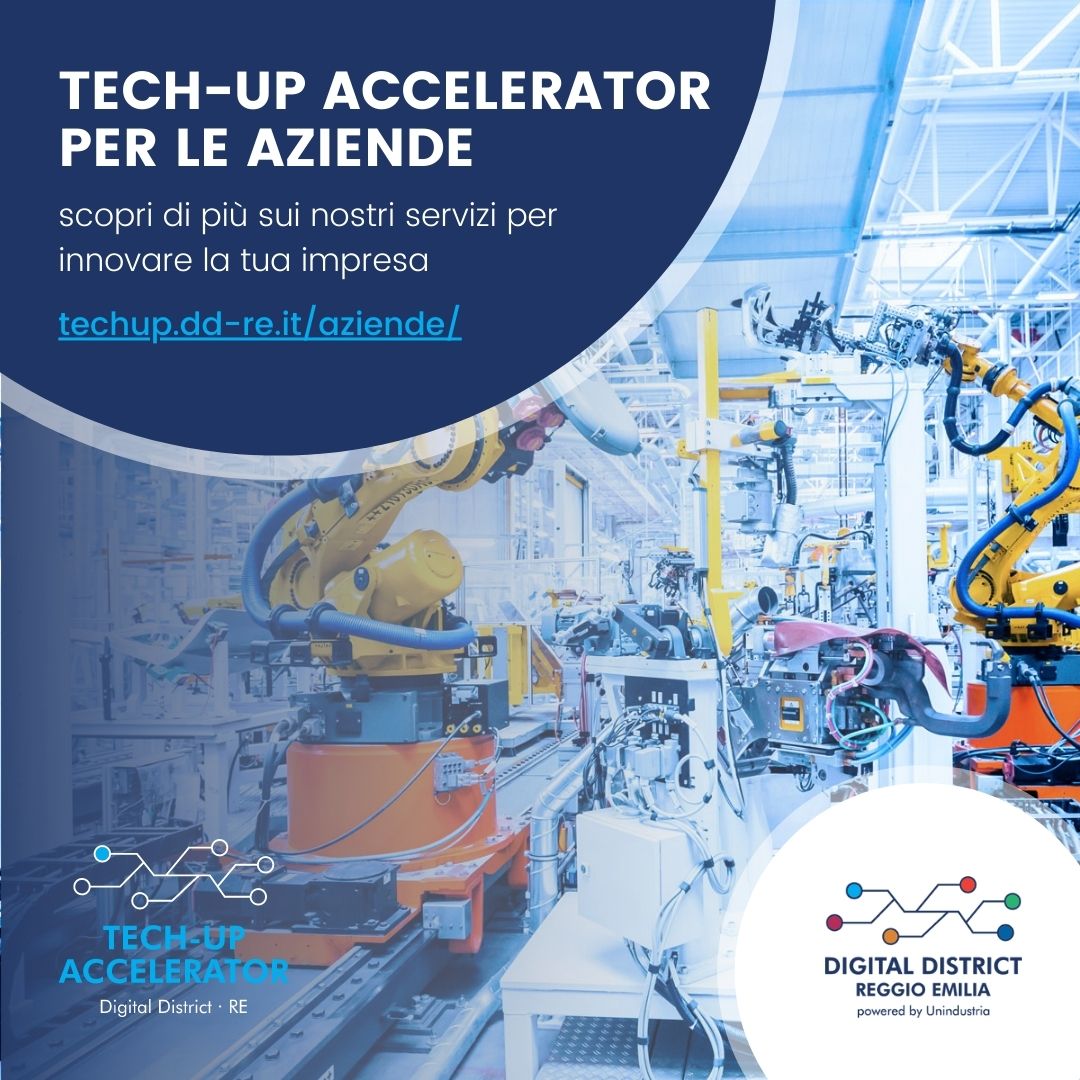 ➡️#techupaccelerator per le aziende ⬅️
Tech-up Accelerator è il partner ideale per le imprese che desiderano crescere con l’innovazione, con una gamma di servizi ad hoc, personalizzabili e orientati al cliente. Scopri le attività dedicate a Corporate e PMI:techup.dd-re.it