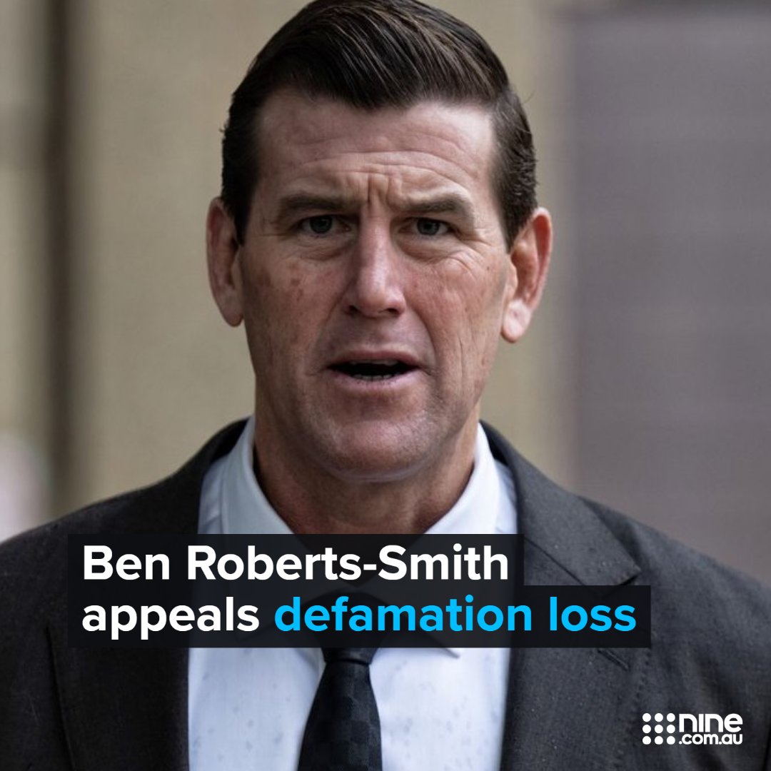 War veteran Ben Roberts-Smith is appealing the loss of his defamation lawsuits after a judge found reports he committed war crimes were substantially true.

Details: nine.social/gfo
