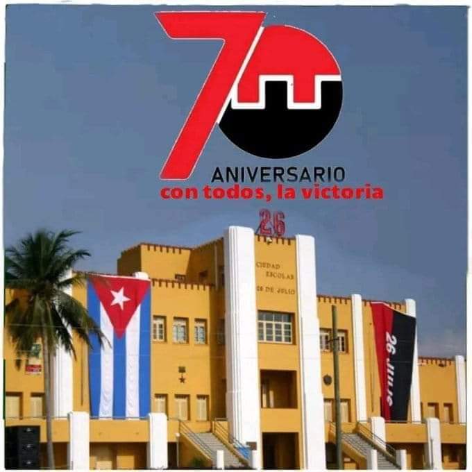 Nuestra historia de lucha por alcanzar la plena libertad de #Cuba, enfatiza la voluntad de un pueblo entero por dirigir sus destinos, así no enseñó #FidelEterno. #70Moncada #ConTodosLaVictoria <a href="/DiazCanelB/">Miguel Díaz-Canel Bermúdez</a> <a href="/DrRobertoMOjeda/">Dr. Roberto Morales Ojeda</a> <a href="/emimundo/">Emimundo</a> <a href="/milagrosyanet83/">@milagrosyanet83</a> <a href="/RogerRamirez82/">Roger Ramírez Muñoz</a>