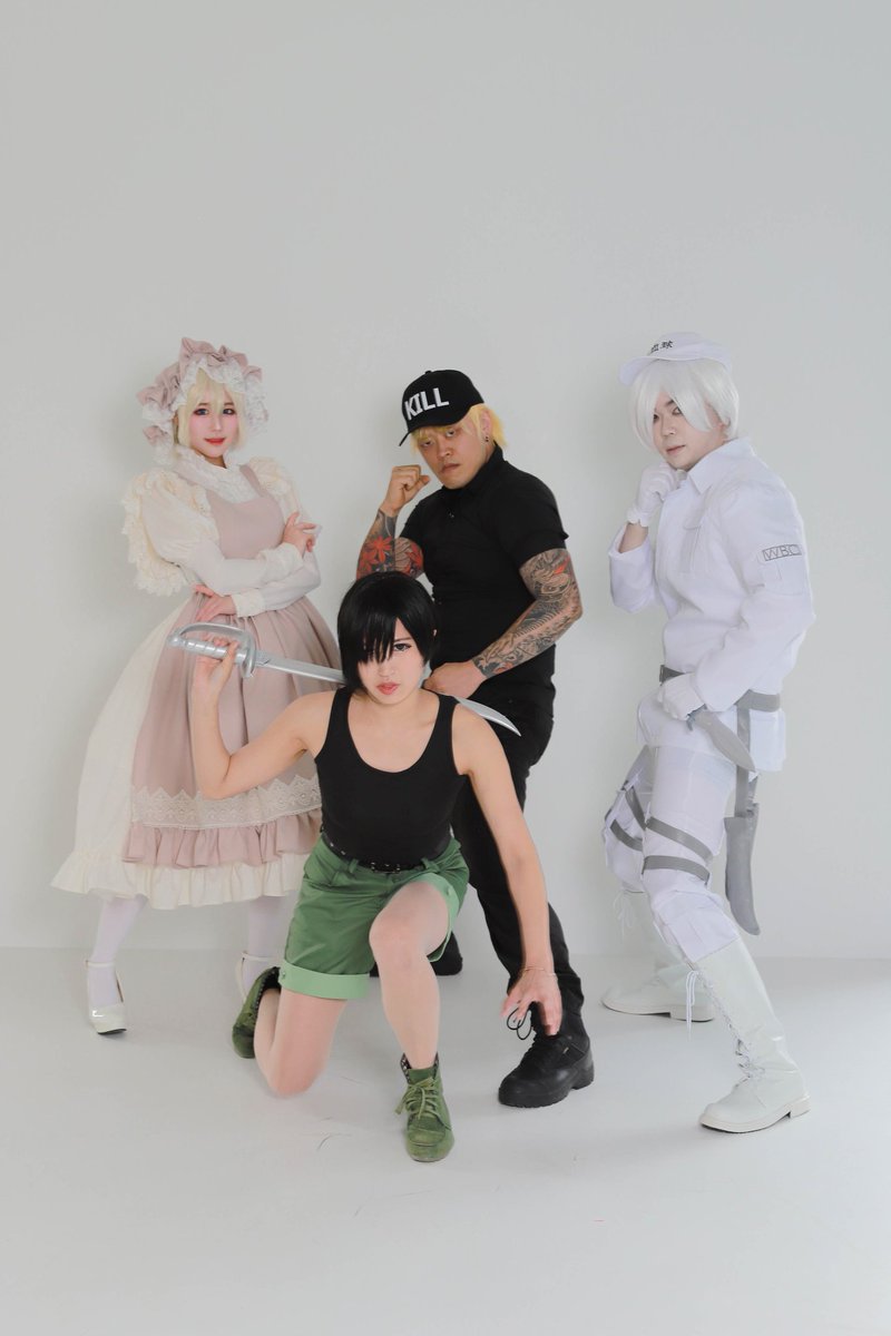 deedlite1's tweet photo. 일하는 세포 전투세포들!!
はたらく細胞さいぼう
Cells at Work!

백혈구 @qkxkd000
nk세포 @highelf_dido
킬러T세포  @cheongun_0314
메크로파지 이라/메크로파지 @kaira_HI

P. @kth6076 , @across_f https://t.co/mCxb0cvhby
