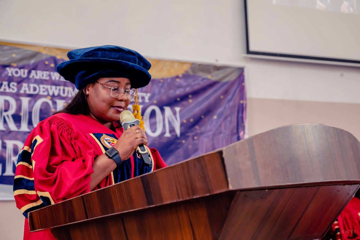 tau_university's tweet photo. The 3rd Matriculation Ceremony witnessed an awe-inspiring speech by the esteemed Vice-Chancellor @ciscaoladipo, titled "Building on a Proud Legacy".
(click the link๐below๐ to read more)
https://t.co/1Lcff3GCBX
#speech #marticulation #proudlegacy #thomasadewumiuniversity https://t.co/mAk2GBmmWA