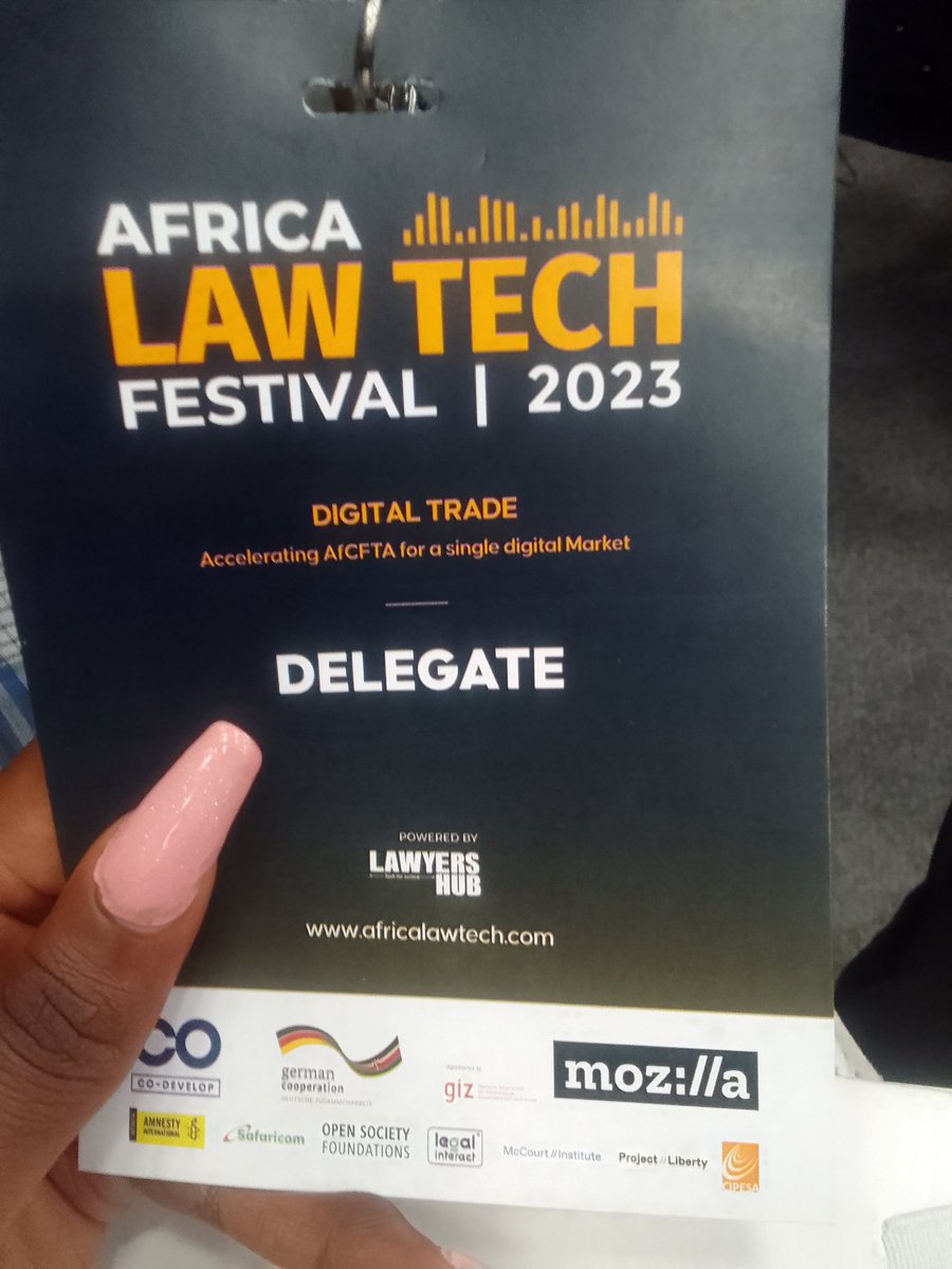 Enthralled by incredible advancements in law tech presented at the Africa Law Tech Festival. Tech is revolutionizing the practice of law,and Africa is leading the charge. @AfricaLawTech #AfCFTA #AfricaLawTech #digitalTr