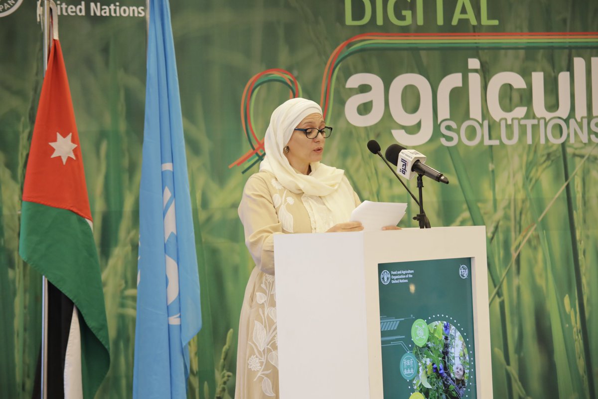 'Effective partnerships and incentives are needed to sustain an inclusive digital ecosystem and promote digital agriculture to help smallholder farmers improve their livelihoods.” 

-HRH Princess Basma bint Ali, FAO Goodwill Ambassador for NENA, at #DASF2023
#SIF2023