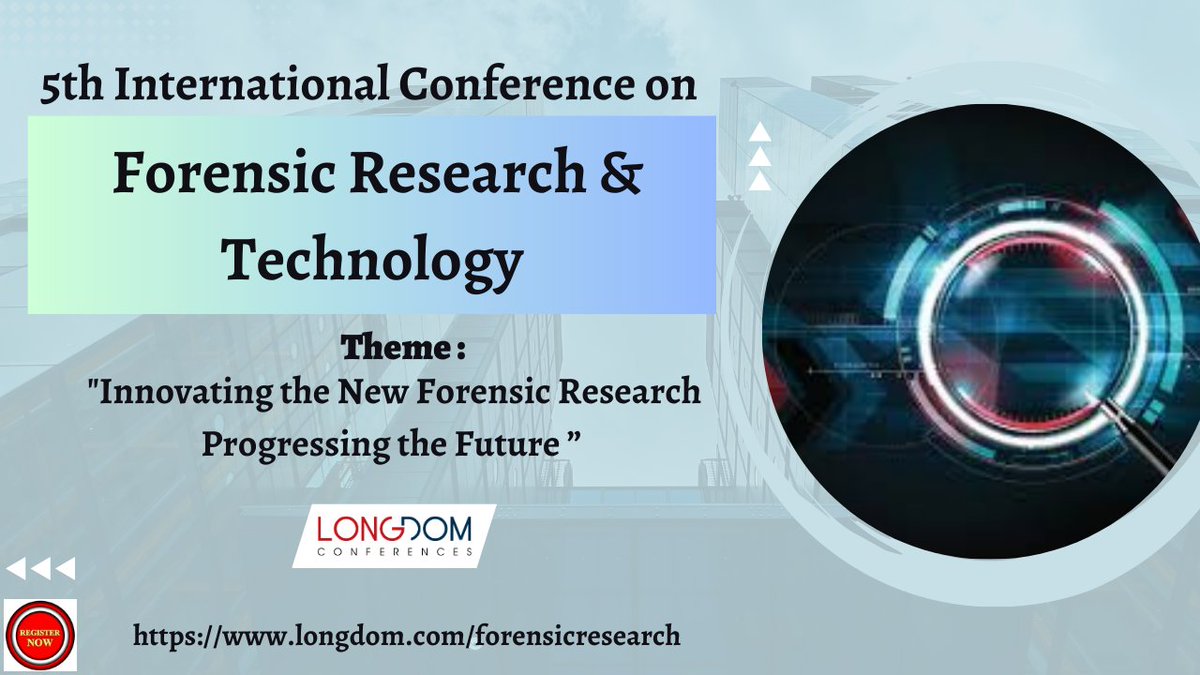 Join our event &amp; Meet our Experts at the 5nd International Conference on #Forensic Research and #Technology which is held on December 14-15, 2023 in Dubai, UAE.

 What’s app: +44 1656 458 219

Register now: lnkd.in/esW4eE6K