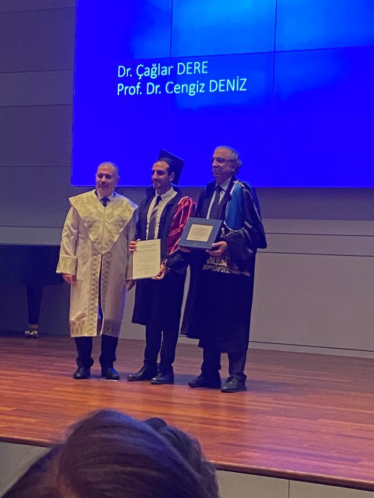 Öğretim elemanlarımızdan Dr. Öğr. Üyesi Çağlar Dere 2021 yılı için , Dr. Aytekin Duranay 2022 yılı için İTÜ Doktora Özel Ödülü'ne layık görüldü. Akademisyenlerimizi tebrik ediyor, başarılarının devamını diliyoruz.