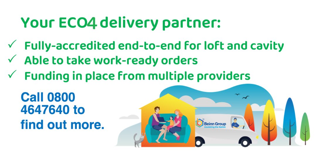 Have you got work-ready leads? Do you need an ECO4 delivery partner?

We have external wall, loft and cavity wall insulation installers ready to work with you to deliver warmer housing.

Contact us today to see how we can work together

#workreadyleads #insulation #ECO