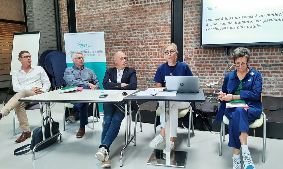 💬 Assemblée plénière du conseil territorial de santé Métropole- Flandres à Lille :
✅ remise du prix "droits des usagers " à l'Afeji
✅ travaux sur les suites des #CNRSanté 
Des échanges constructifs et concrets 👍👏