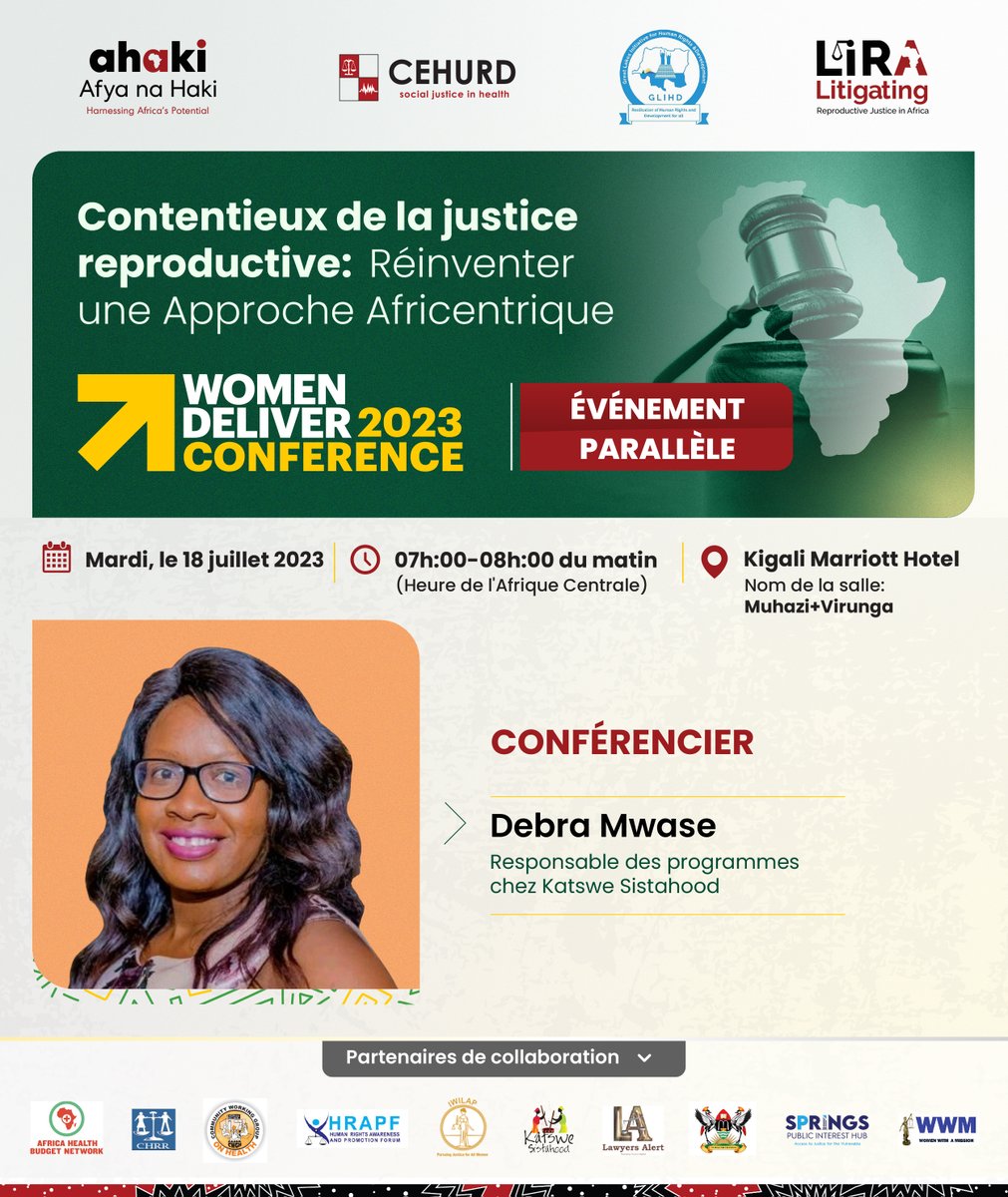 Debra Mwase is a Researcher, Lawyer, and Programmes Manager at <a href="/KatsweSistahood/">Katswe Sistahood</a> in Zimbabwe. Debra has over the years gained extensive work experience in advocacy and lobbying for women’s rights as well as Reproductive Justice for women.
#WD2023