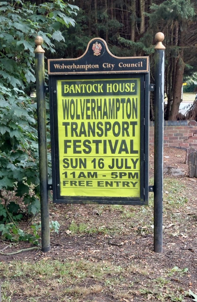 The Museum of Wolverhampton & South Staffordshire (@museumofwvandss) on Twitter photo If you're passing <a href="/BantockHouse/">Bantock House Museum</a> this week you will see a sign for the inaugural Wolverhampton Transport Festival. Unfortunately, despite telling them twice it starts at 10:00, <a href="/WolvesCouncil/">Wolves Council</a> have printed that it starts at 11. Whether you get there for 10 or 11, we will be open! If you're passing <a href="/BantockHouse/">Bantock House Museum</a> this week you will see a sign for the inaugural Wolverhampton Transport Festival. Unfortunately, despite telling them twice it starts at 10:00, <a href="/WolvesCouncil/">Wolves Council</a> have printed that it starts at 11. Whether you get there for 10 or 11, we will be open!