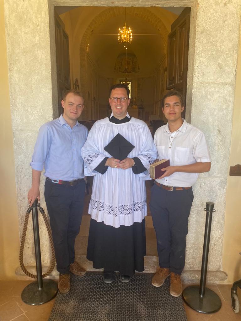 On St Benedict’s Day, Br Paul is staying, along with two of our brothers of the Little Oratory, at the Benedictine Priory of Norcia, in the birthplace of SS Benedict &amp; Scholastica. 

May St Benedict’s prayer and work bring Europe once again to Christ.