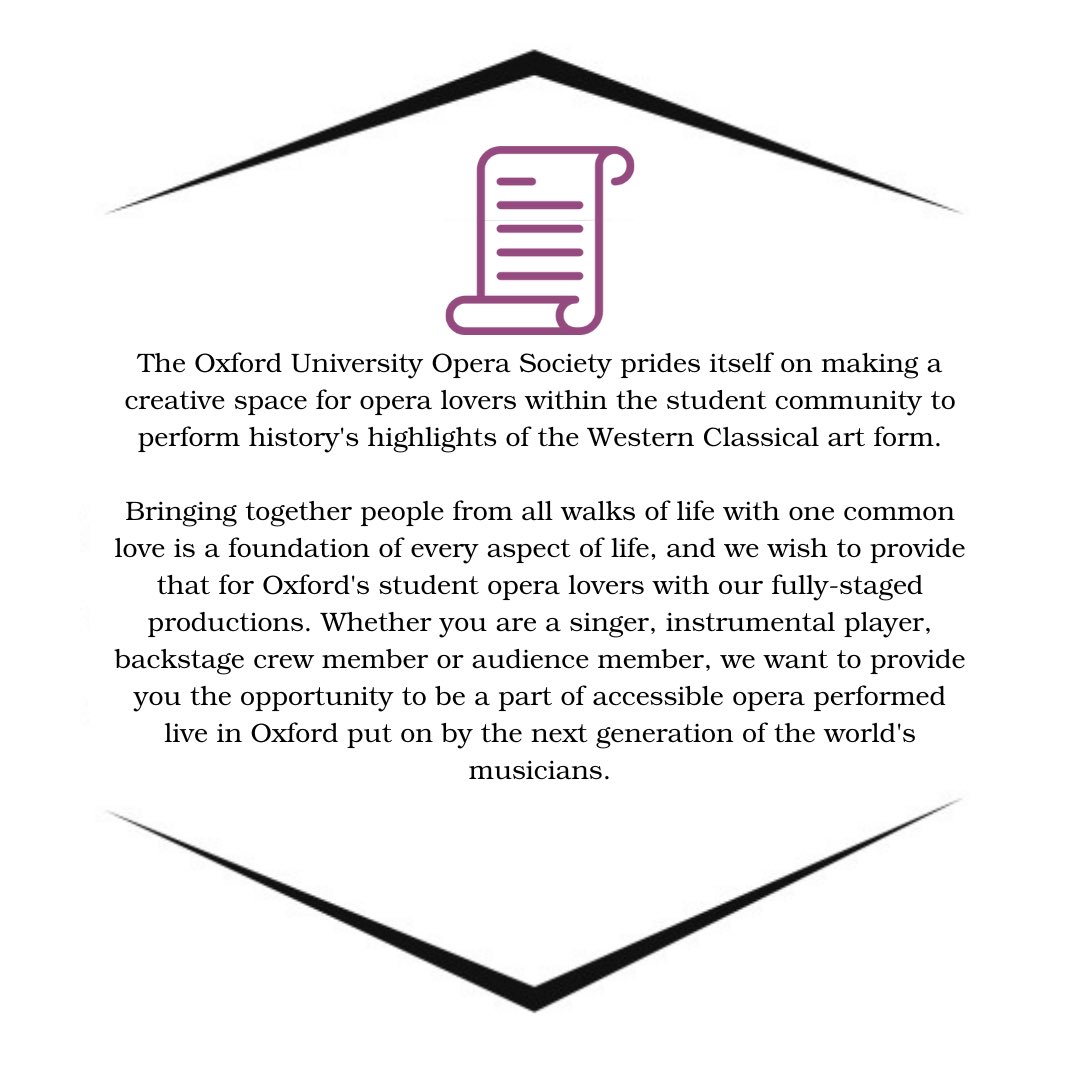oxstudentopera's tweet image. Why we’re here and what we do ☺️