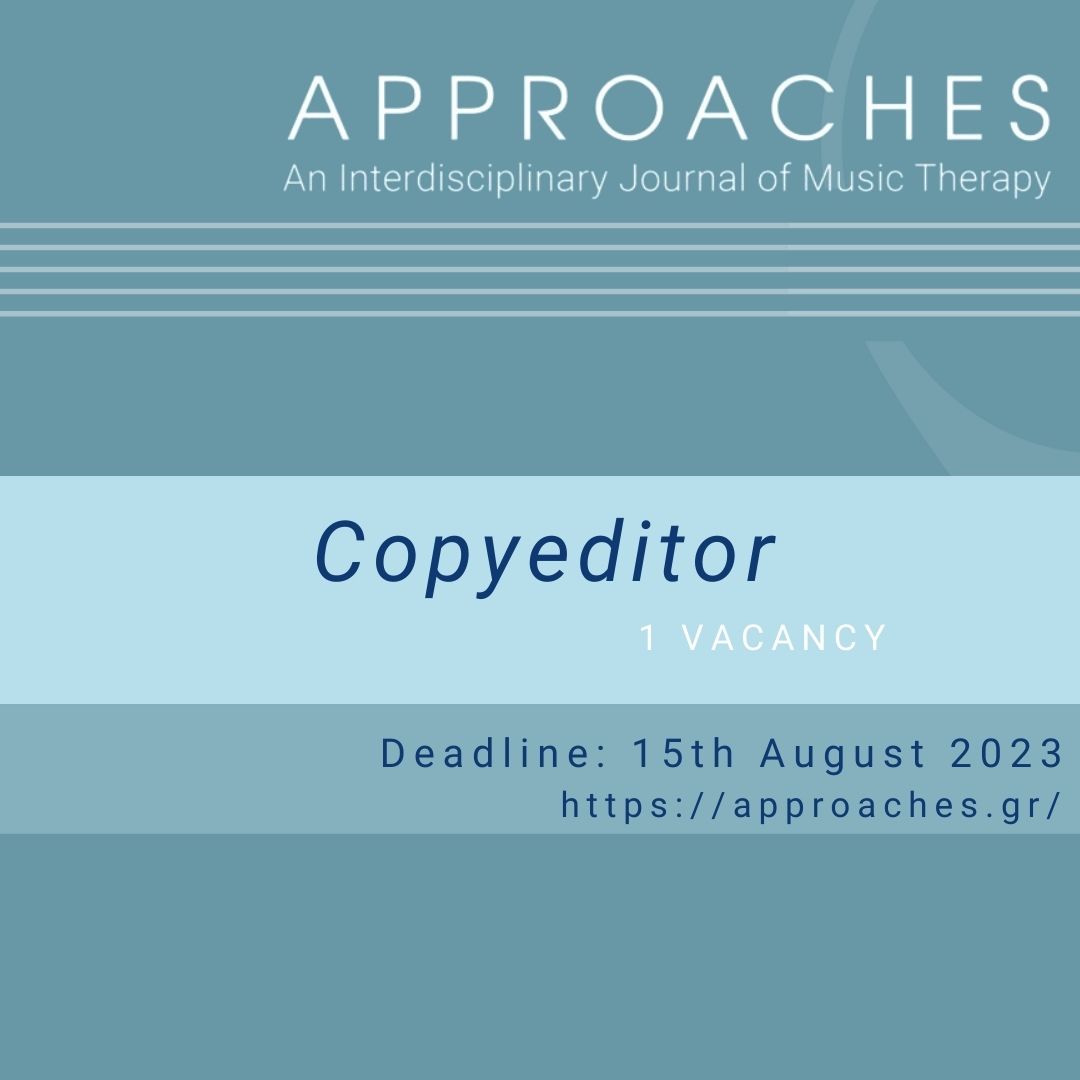GiorgosTsiris's tweet image. The team of @Approaches_IJMT  is seeking applications from individuals who wish to join our team!

#AdvisoryEditorialBoard members (3 vacancies)
#Copyeditor (1 vacancy) 
#LanguageConsultant (1 vacancy)

Further info: approaches.gr 
Applications deadline: 15th August