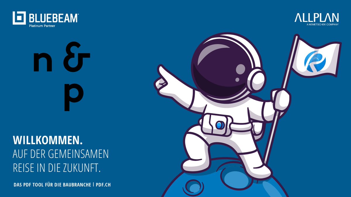 AllplanSchweiz's tweet image. Willkommen Naef &amp;amp; Partner Baumanagement AG, auf der gemeinsamen Reise in die Zukunft.

#allplanschweiz #bluebeam #bluebeamrevu #pdf #bauwesen #digitalization #software