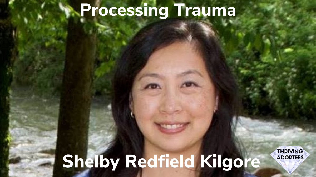 How do we process trauma? 
Adoptee from South Korea Shelby shares 35 years of ups, downs and insights. thriving-adoptees.simplecast.com/episodes/with-…