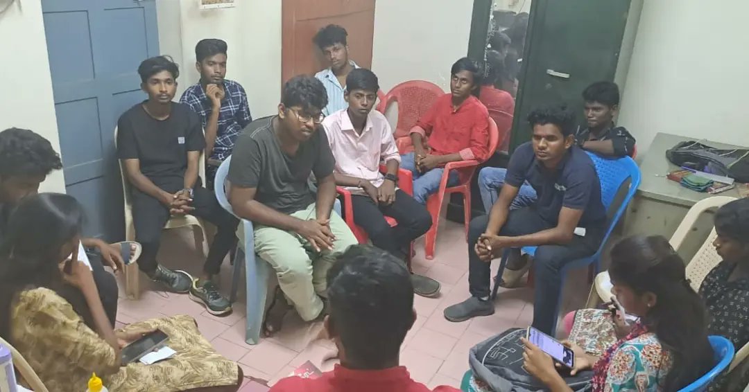 sficcdc's tweet image. 09/07/2023 அன்று வாசகர் வட்டம் நடைபெற்றது. இதில் மாவட்ட செயற்குழு உறுப்பினர் தோழர் கௌசல்யா காம்ரேட் நாவல் நூல் அறிமுகம் செய்தார்.
#sfi #studystruggle #studycircle