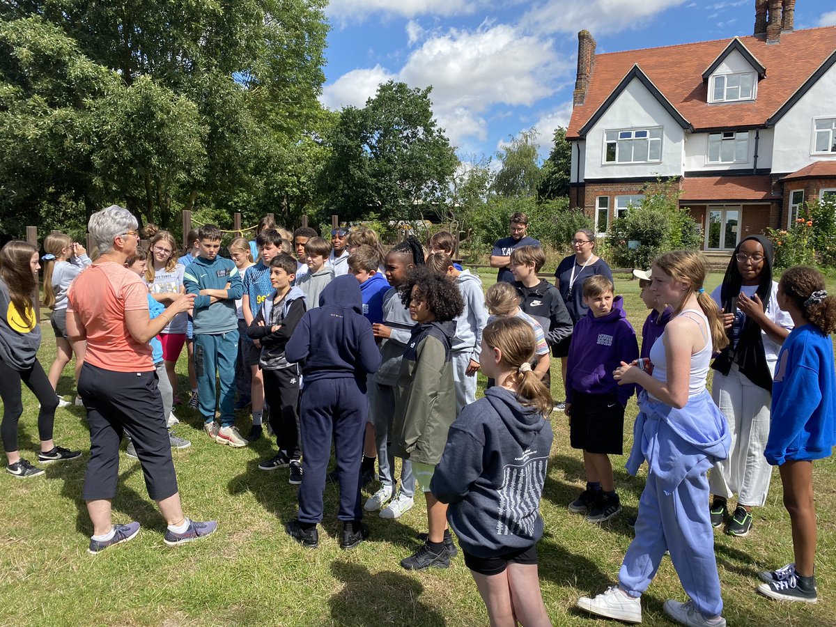 Year 6 have arrived safely at Cardfields. We’re now having our tour of the grounds and the sun is shining!