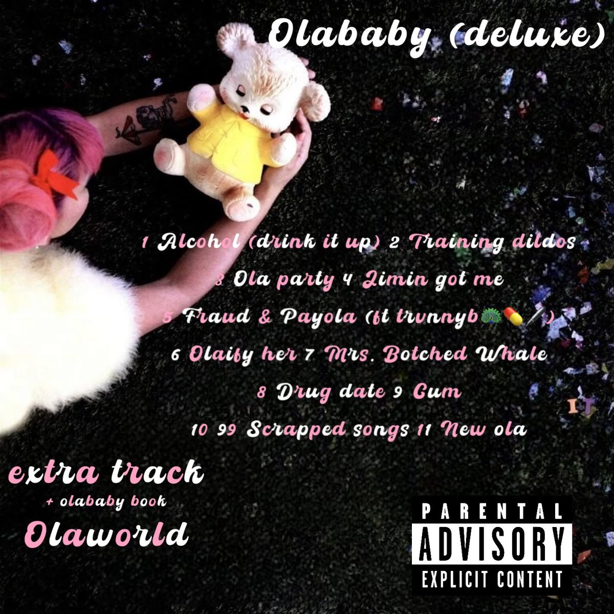 perxtic's tweet photo. OLABABY (deluxe) + OLABABY book
out 14/7/23
Due to the success of OLABABY on the charts here is the deluxe!
This includes 10 tracks with a feature from @iamtrannyb !!
The track OLAWORLD is already out with @Ursuolaa !
#PER1 #OLABABY
@stanboardcharts https://t.co/MncfzCGy36