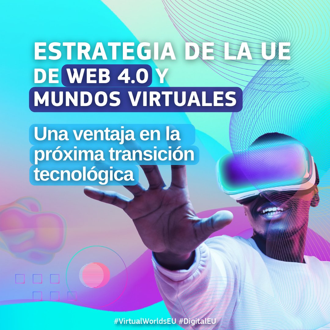Más sobre la iniciativa: 

🔸Comunicado de prensa: europa.eu/!rDN94v
🔹Hoja informativa: europa.eu/!MFFmwQ
🔸Preguntas y respuestas: europa.eu/!p4yqkY

#VirtualWorldsEU #Web4 #DigitalEU