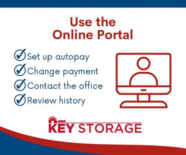 Use our portal to make your payment today! #KeyStorage #selfstorage #storageunit #onlinepayment #paymentportal #onlineportal