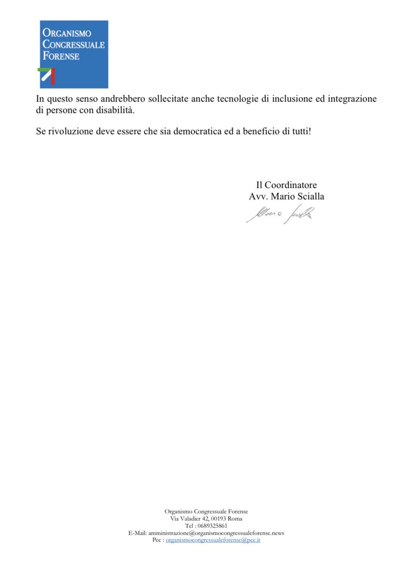 ocforganismo's tweet photo. 🔵Milano TALK TO THE FUTURE🔵

📌Ecco l’intervento del nostro Coordinatore OCF Avv. Mario Scialla, durante la prima giornata del Milano Talk to The Future.

#ocf #ocforganismo #giustizia #talktothefuture #milano #11luglio https://t.co/AX4duJhYbm