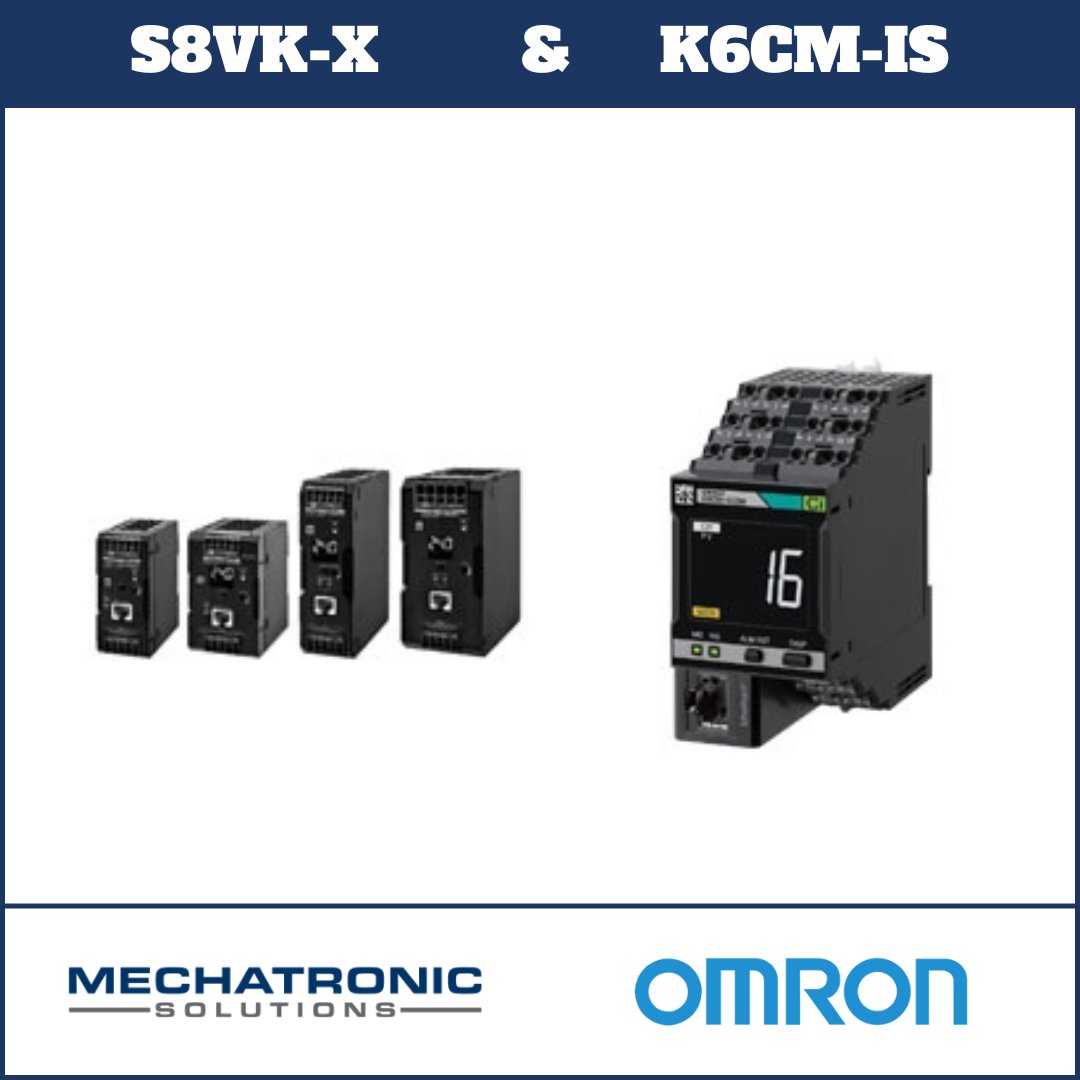 MechatronicSol's tweet image. S8VK-X is a DIN rail power supply providing real-time monitoring of the power supply life, voltage, current, and peak current.
K6CM helps quantify the status of a three-phase induction motor.

@OmronAutomation
#PreventativeMaintenance
#OmronAutomation
#PreventativeMeasuringDevice