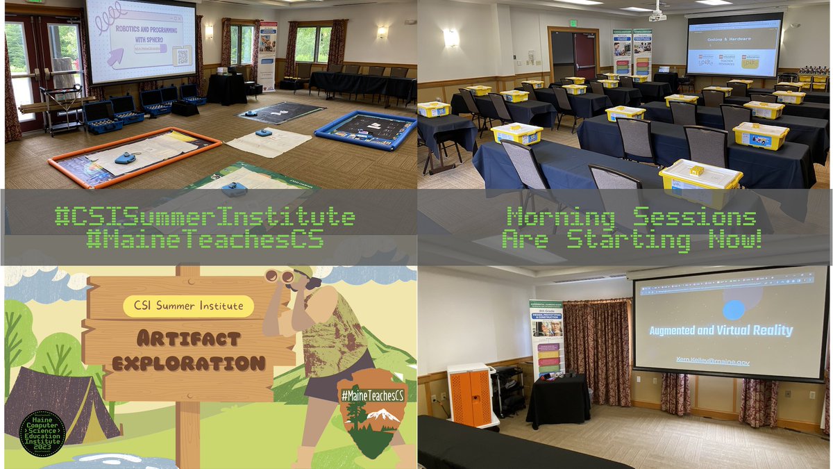 jonathan r. werner (@maineschooltech) on Twitter photo Session 1 is starting at #CSISummerInstitute exploring AR/VR, Coding & Hardware, Robotics & Coding with <a href="/SpheroEdu/">Sphero Education</a>, and CS Artifacts #MaineTeachesCS <a href="/mdoenews/">ME Dept of Education</a> <a href="/csteachersorg/">CS Teachers Association (CSTA)</a> @CSTAMaine <a href="/kernkelley/">Kern Kelley</a> <a href="/BanksEmmamarie/">Emma-Marie Banks</a> Session 1 is starting at #CSISummerInstitute exploring AR/VR, Coding & Hardware, Robotics & Coding with <a href="/SpheroEdu/">Sphero Education</a>, and CS Artifacts #MaineTeachesCS <a href="/mdoenews/">ME Dept of Education</a> <a href="/csteachersorg/">CS Teachers Association (CSTA)</a> @CSTAMaine <a href="/kernkelley/">Kern Kelley</a> <a href="/BanksEmmamarie/">Emma-Marie Banks</a>