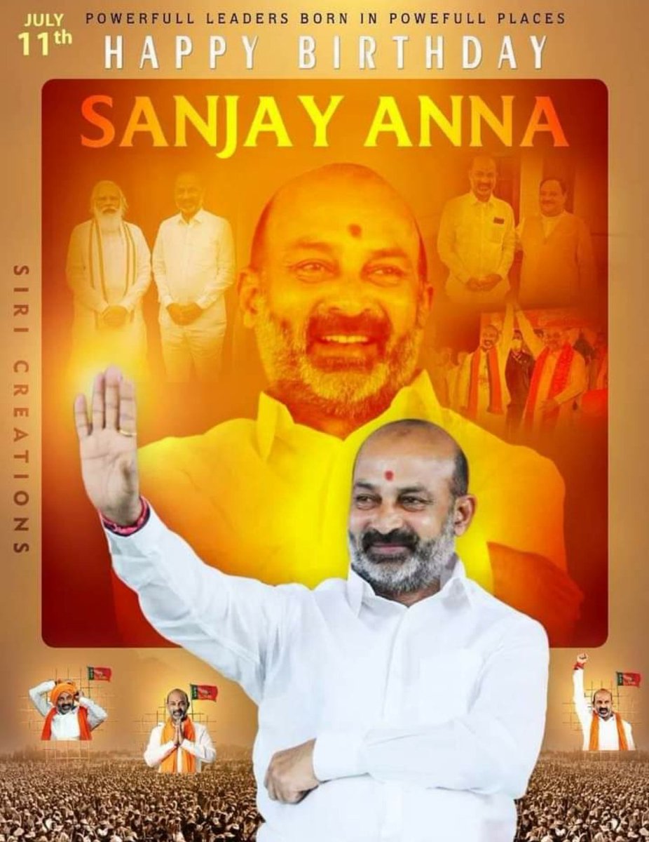 TeamWorkProprty's tweet photo. Happy birthday  @bandisanjay_bjp  Anna @BJP4Telangana @BJP4India https://t.co/av7tiRYkRS