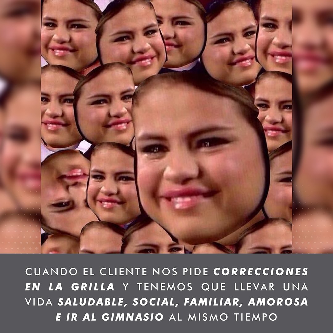 RedesVisualesVE's tweet photo. Así nos sentimos en #RedesVisuales cuando el #cliente nos pide correcciones en la #grilla y tenemos que llevar una vida saludable, social, familiar, amorosa e ir al gimnasio al mismo tiempo. #redessociales https://t.co/siVeCcW2V1